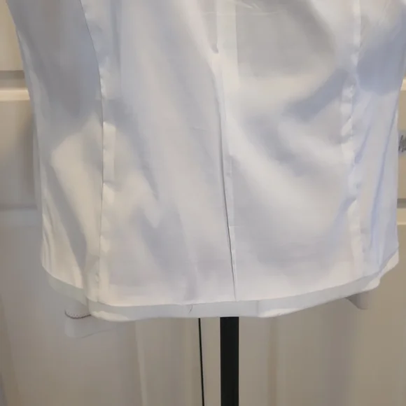 St. John leather jkt white M - Picture 11 of 14